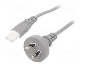 Cable | 2x0.75mm2 | AS/NZS 3112 (I) plug,IEC C7 female | PVC | 1m