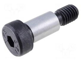 Shoulder screw | steel | M10 | 1.5 | Thread len: 16mm | hex key | HEX 6mm
