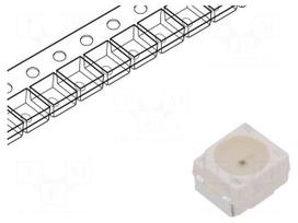 LED | red | SMD | 150÷350mcd | 1.95÷2.5VDC | 3.5x2.8x1.9mm | 120° | 20mA