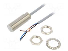 Sensor: inductive | OUT: NPN / NO | 8mm | 8÷60VDC | M18 | 2m | IP67 | 200mA