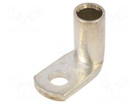 Tip: ring tube | M10 | 70mm2 | crimped | for cable | angled 90° | tinned