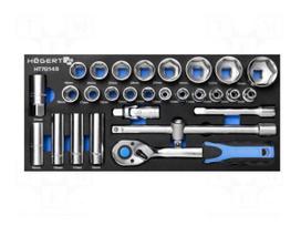 Wrench-set | socket spanner | 1/2" | 28pcs.