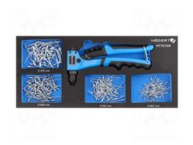 Hand riveting press | in a foam tray | 201pcs.