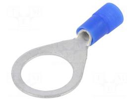 Tip: ring | M12 | Ø: 13mm | 1.5÷2.5mm2 | crimped | for cable | insulated
