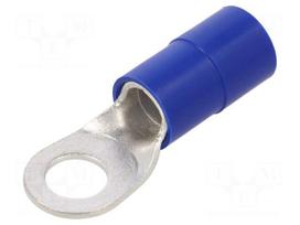 Tip: ring | M12 | Ø: 13mm | 50mm2 | crimped | for cable | insulated | tinned