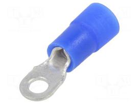 Tip: ring | M3 | Ø: 3.2mm | 1.5÷2.5mm2 | crimped | for cable | insulated