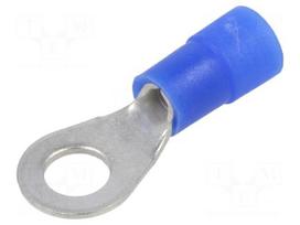 Tip: ring | M5 | Ø: 5.3mm | 1.5÷2.5mm2 | crimped | for cable | insulated