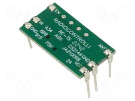 Module: RF | FM transmitter | FSK | 868.35MHz | 2.2÷3.6VDC | 10dBm | THT