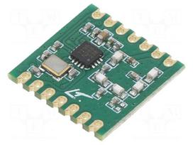Module: RF | external | FM transmitter | FSK,GFSK,GMSK,MSK,OOK | SPI