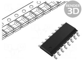 IC: digital | 14-stage,binary ripple counter | Ch: 1 | IN: 2 | CMOS | HC