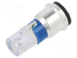 LED lamp | SX3s | blue | 24÷28VDC | No.of diodes: 1 | 3mm | -40÷85°C