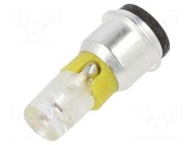 LED lamp | SX3s | yellow | 24÷28VDC | No.of diodes: 1 | 3mm | -40÷85°C