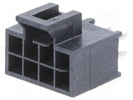 Connector: wire-board | socket | male | PIN: 8 | Nano-Fit | straight