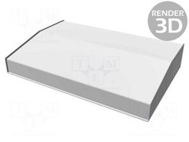 Enclosure: desktop | 515 | X: 297mm | Y: 196mm | Z: 54mm | aluminium