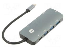 Adapter | USB 3.0,USB 3.1 | nickel plated | 0.15m | black | PVC | 10Gbps