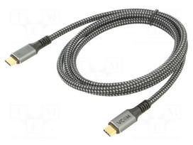 Cable | Thunderbolt 3,USB 4.0 | USB C plug,both sides | 1.2m | PVC