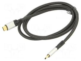 Cable | Thunderbolt 3,USB 4.0 | USB C plug,both sides | 1.2m | PVC