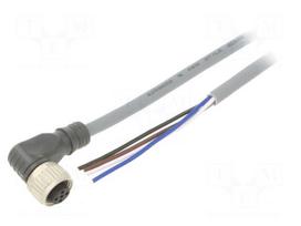 Cable: for sensors/automation | PIN: 4 | M12 female | angled | 5m | plug