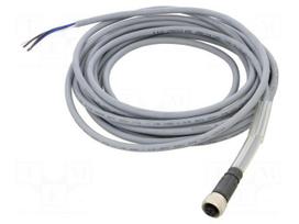 Cable: for sensors/automation | PIN: 4 | M12 female | straight | 5m