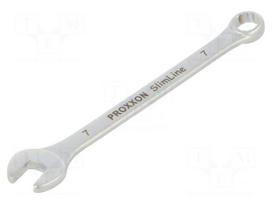 Wrench: combination spanner | double-sided | 7mm | L: 110mm | SlimLine