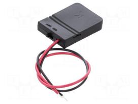 Holder | CR2032 | Batt.no: 1 | cables | with switch