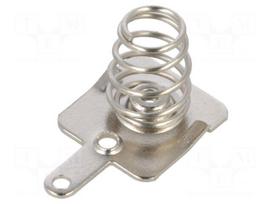 Spring contact | A,AA,CR2,R6 | Batt.no: 1 | soldered