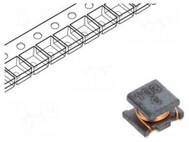 Inductor: wire | SMD | 10uH | 500mA | R: 0.4Ω | ±10% | 8200 | 3.2x2.5x2mm