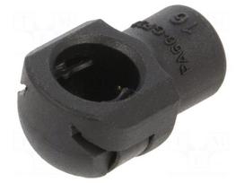 Mounting element for gas spring | plastic | 10mm | Thread: M6