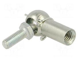 Mounting element for gas spring | zinc plated steel | 8mm