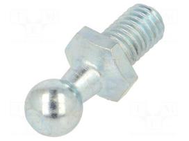 Mounting element for gas spring | zinc plated steel | 10mm