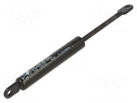 Gas spring | mounting holes | L: 185mm | Øout: 15mm | Piston diam: 6mm