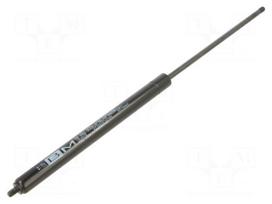 Gas spring | Thread: M6 | L: 335mm | Øout: 15mm | Piston diam: 6mm | 100N