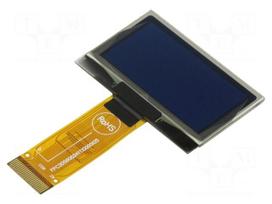 Display: OLED | graphical | 1.54" | 128x64 | Dim: 42.04x27.22x1.45mm