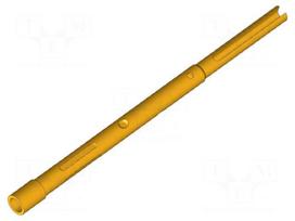Test probe socket | gold-plated | KS-069 | soldered | L: 16.3mm
