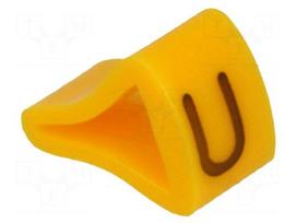 Markers | Marking: U | 3÷6.5mm | H: 9mm | A: 7mm | -30÷100°C | leaded | L: 5mm