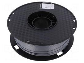 Filament: PLA | 1.75mm | silver | 190÷220°C | 1kg
