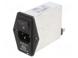 Connector: AC supply | socket | male | Inom: 10A | Ir: 797uA | 250VAC