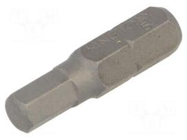 Screwdriver bit | hex key | HEX 5mm | 1/4" | Overall len: 25mm