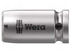 Adapter bit | hexagonal | HEX 1/4" | square | 6.3mm | 1/4"