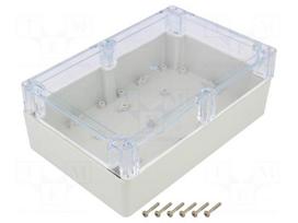 Enclosure: multipurpose | X: 140mm | Y: 210mm | Z: 75mm | ZP | ABS | gasket