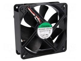 Fan: DC | axial | 24VDC | 120x120x38mm | 234.4m3/h | 48dBA | ball | 24AWG