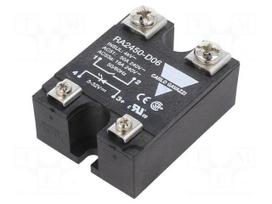 Relay: solid state | Ucntrl: 3÷32VDC | 50A | 24÷280VAC | RA24..06
