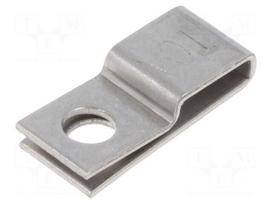 Screw mounted clamp | acid resistant steel AISI 316