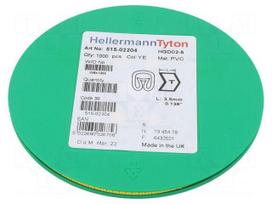 Markers | Marking: T | 2÷5mm | PVC | yellow | -65÷105°C | leaded | HGDC2-5
