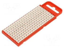 Markers | Marking: PE | 2÷2.8mm | polyamide | white | -40÷85°C | push-in