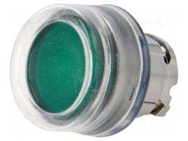 Switch: push-button | 22mm | Stabl.pos: 1 | green | IP66 | flat | Pos: 2
