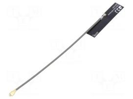 Antenna | WiFi | 2.2dBi | for ribbon cable | 100mm | U.FL | MC137