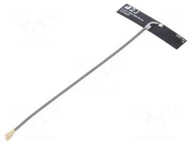 Antenna | Bluetooth,ISM,LoRa,SIGFOX,WiFi,ZigBee | glued | U.FL