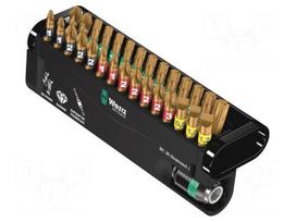 Tools set: screwdriver bits | plastic box | 1/4" | 30pcs.