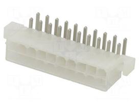Connector: wire-board | socket | male | PIN: 20 | Mini-Fit Jr | 13A | THT